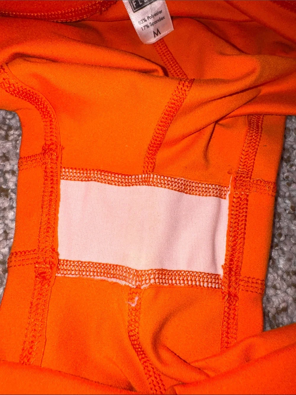 Fleo Orange Athletic Shorts Medium